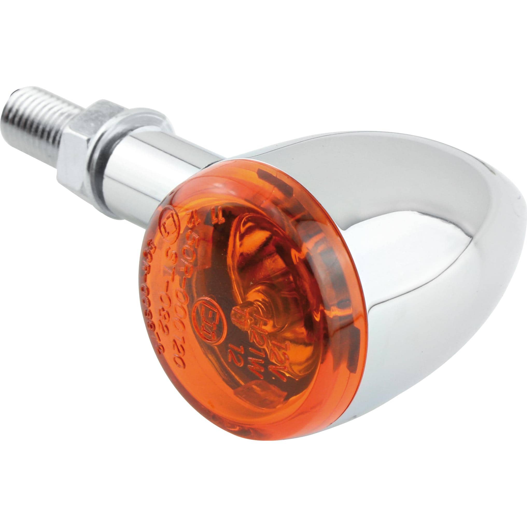 HIGHSIDER smart-Blinkerpaar Bullet Light 12V/H21 M10 Alu Ø38mm-5534381021000000