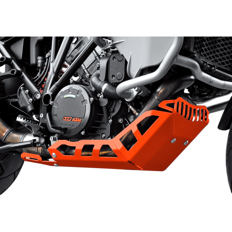 Zieger Motorschutz Alu orange für KTM 1050-1290 Adventure - Motorradteile & Ersatzteile - Verkleidungen & Abdeckungen