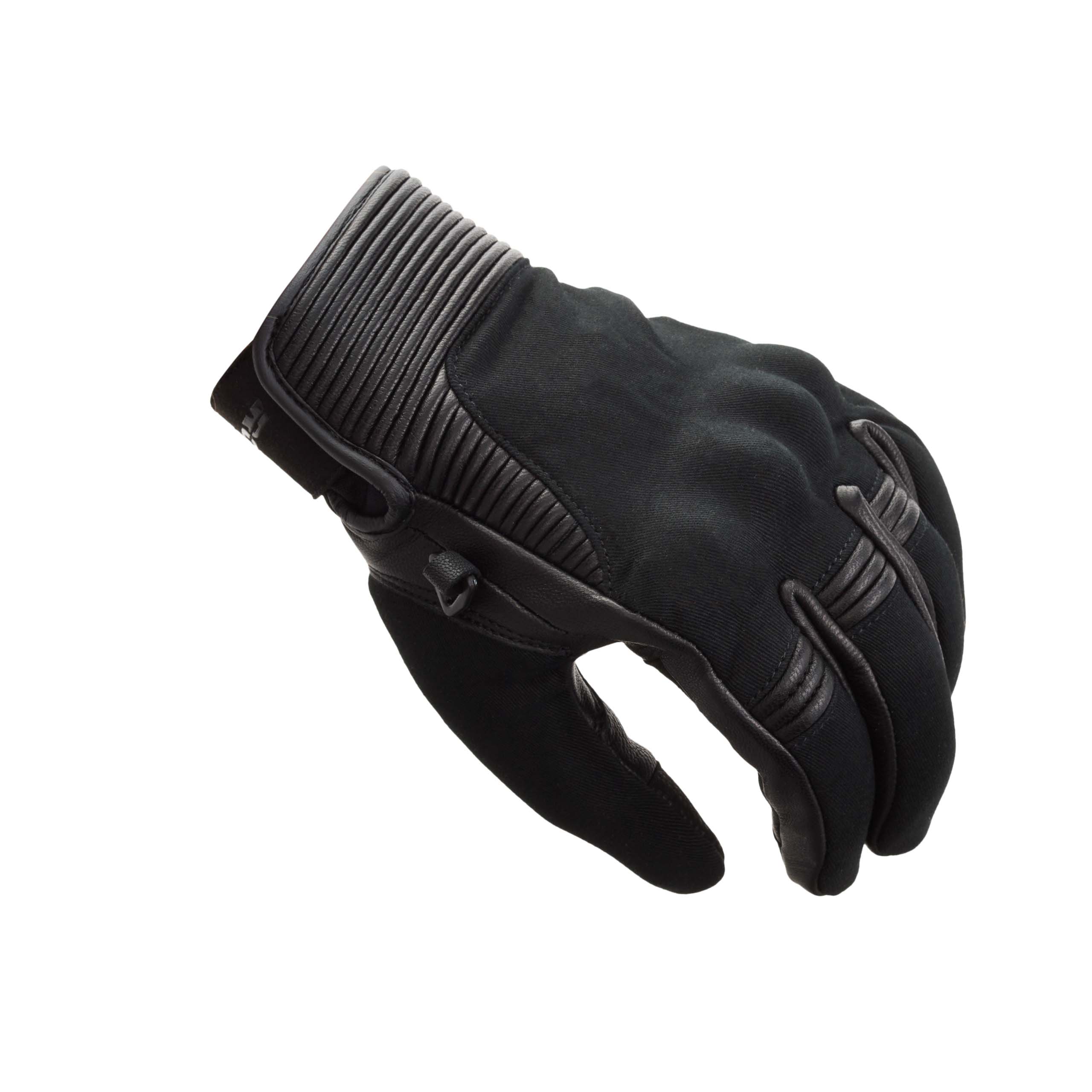 Road-Denim Leder Handschuh schwarz 9-3118041999001936
