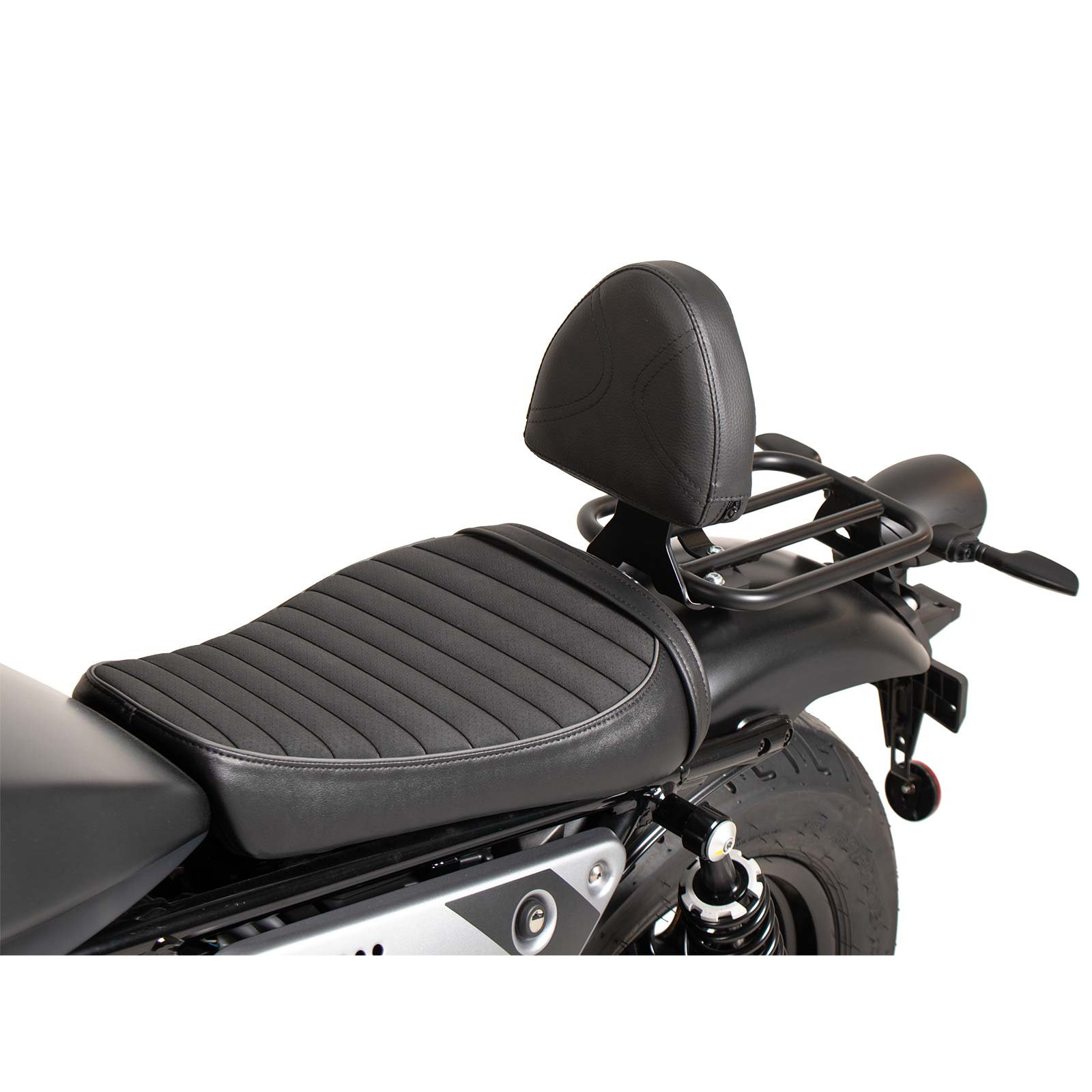 Hepco & Becker Fahrerrückenlehne an Solorack für Moto Guzzi V9 Bobber 2021- - Motorradteile & Ersatzteile - Anbauteile