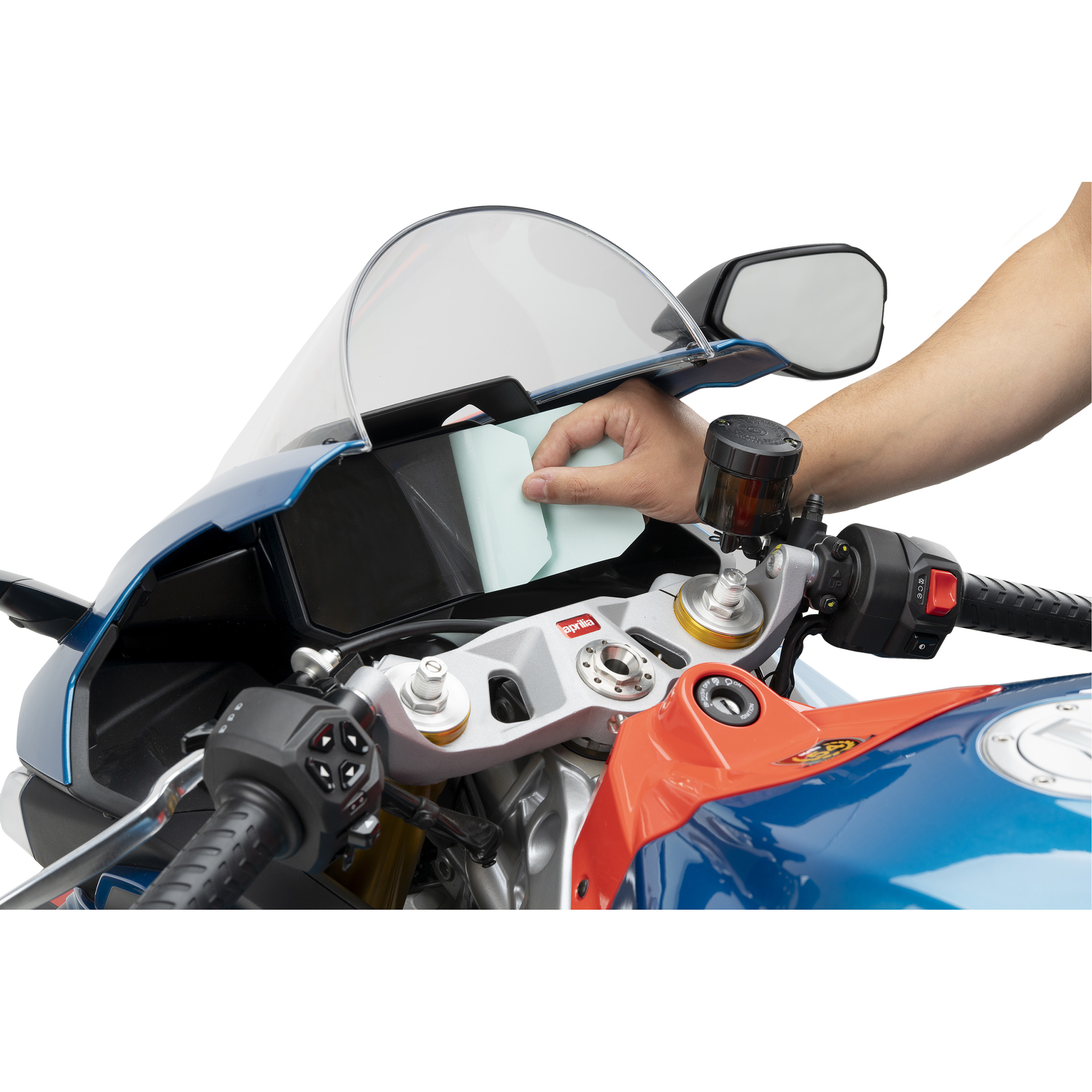 Puig Cockpitschutzfolie 22626W für Aprilia RS 660 /Factory 2025- - Motorradteile & Ersatzteile - Verkleidungen & Abdeckungen