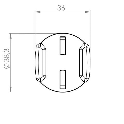 SP Connect-Ball Head Mount SPC RAM Halterung schwarz-5741521181010080