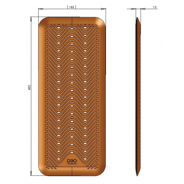 Richa-Rückenprotektor D30 Viper Central Level 1-3212451999011999