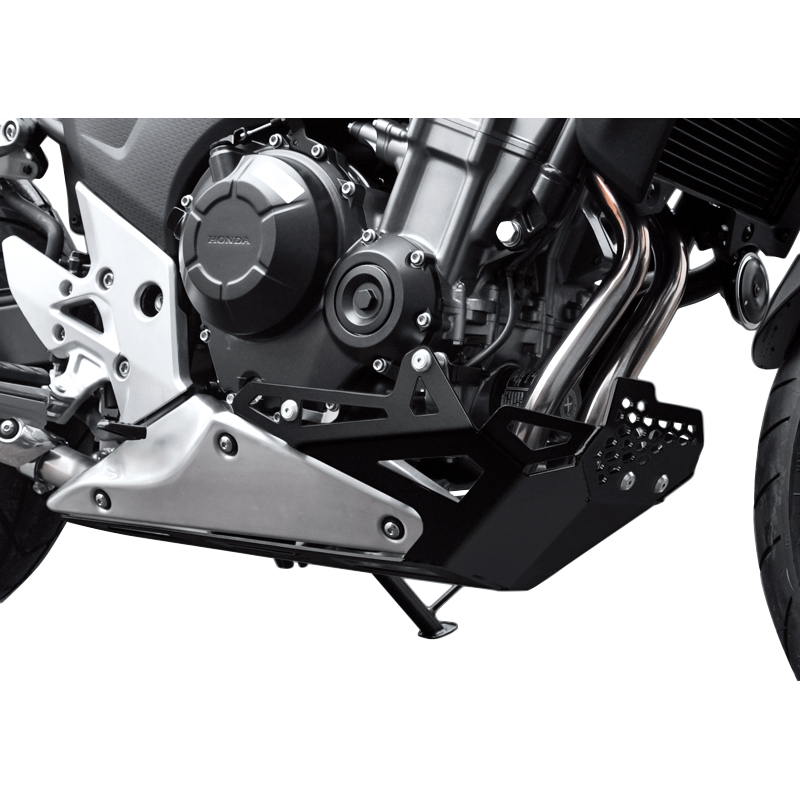 Zieger Motorschutz Alu schwarz für Honda CB 500 X 2013-2015 - Motorradteile & Ersatzteile - Verkleidungen & Abdeckungen