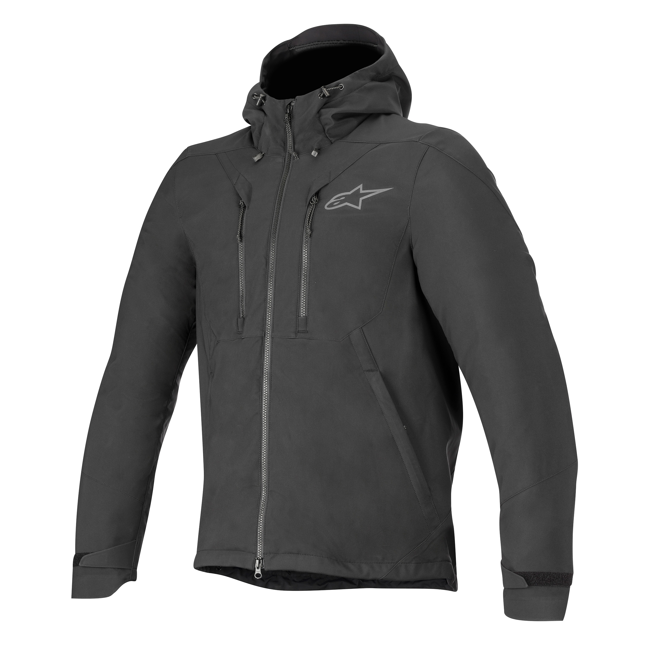 Alpinestars Domino Tech Jacke schwarz XXL - Motorradbekleidung - Motorradjacken