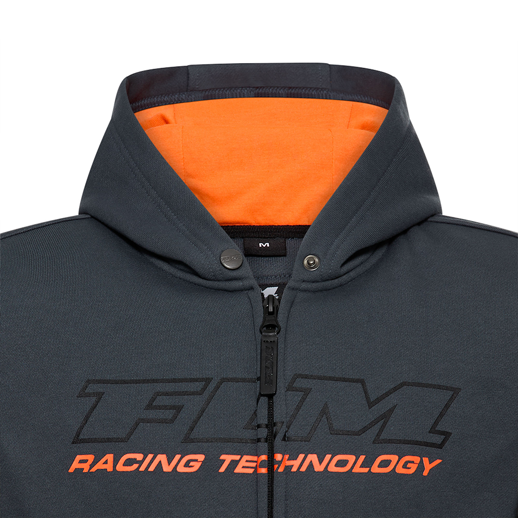 FLM-Drift Pro Hoodie anthrazit/rot-0000835999095