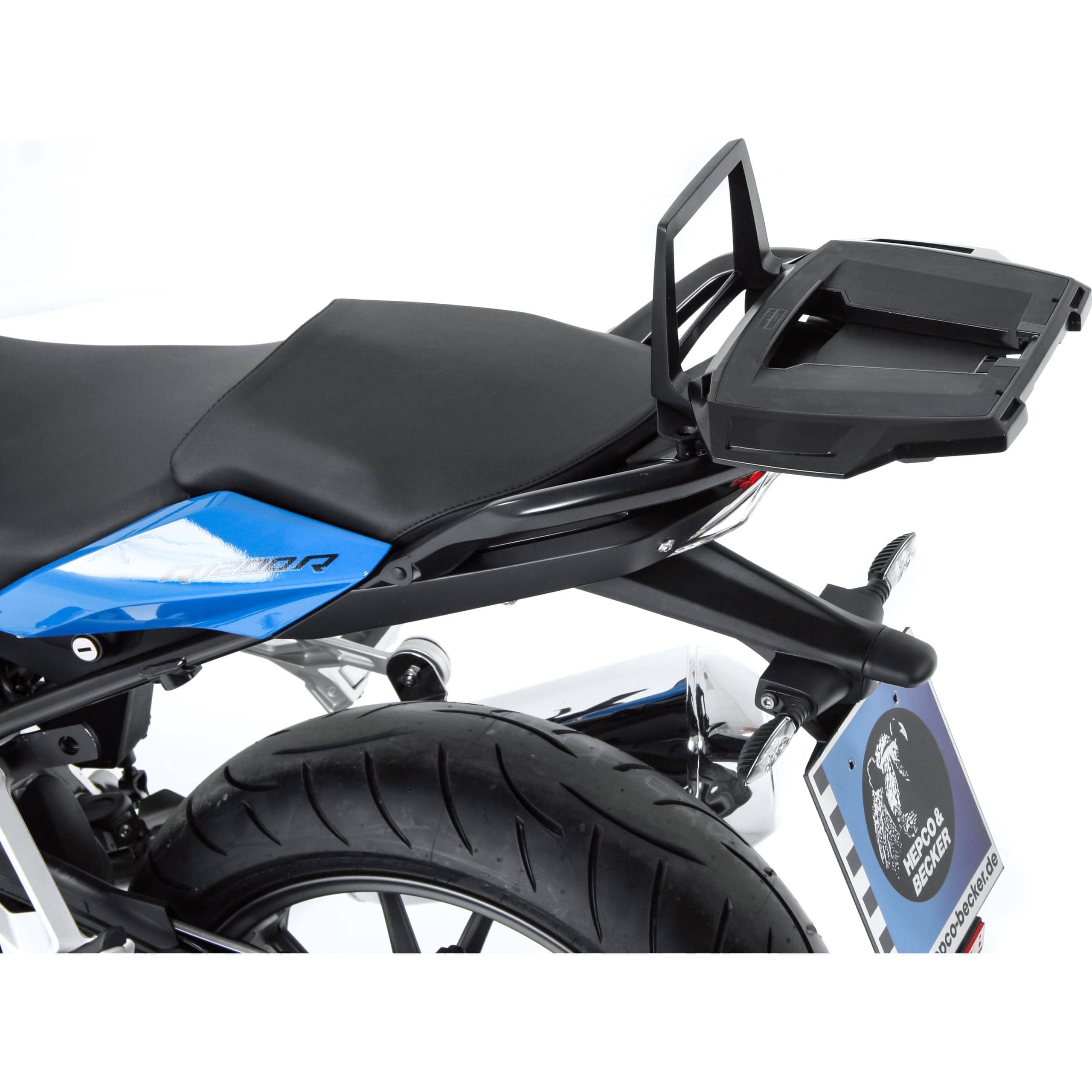 Hepco & Becker Alurack Gepäckbrücke schwarz für BMW R 1250 R mit OEM-Träger - Motorradzubehör - Motorradgepäck
