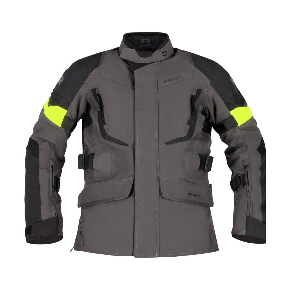 Richa-Cyclone 2 GTX Damen Motorradjacke neongelb/dunkelgrau-0002021999157