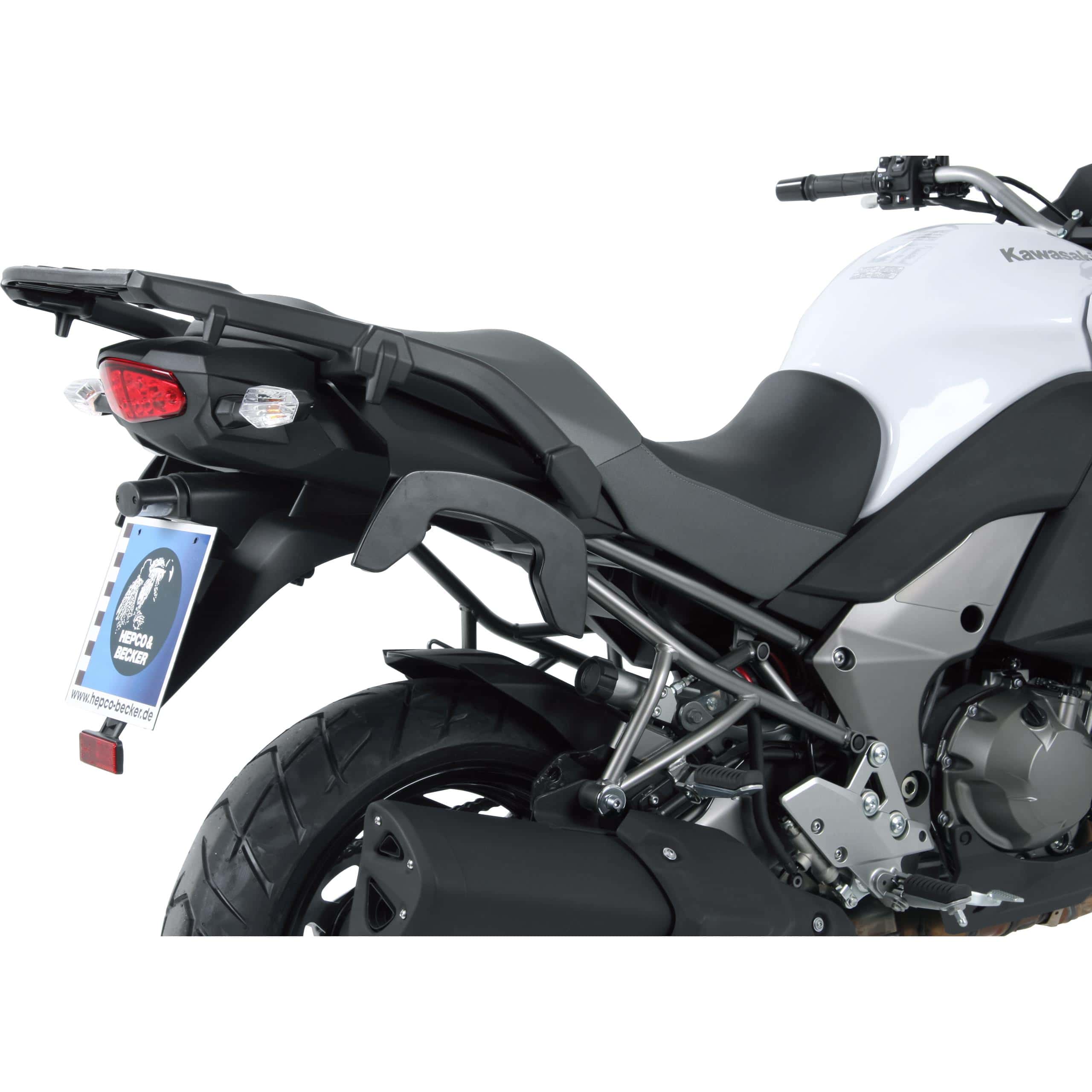 Hepco & Becker C-Bow Seitentaschenhalter schwarz für KLZ 1000 Versys 12-14 - Motorradzubehör - Motorradgepäck