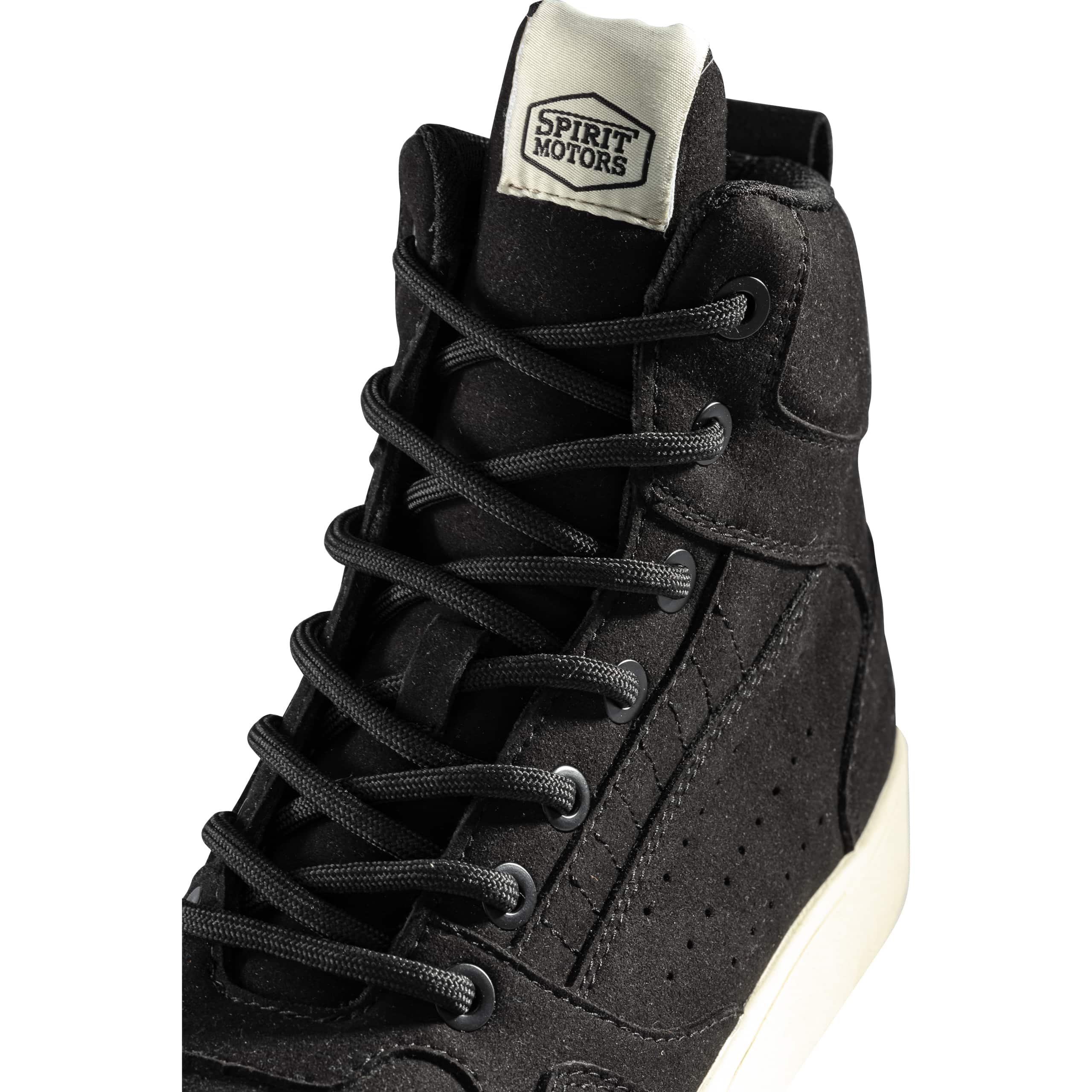 Spirit Motors-Billy Winker Motorradschnürstiefel kurz schwarz-3006661999001