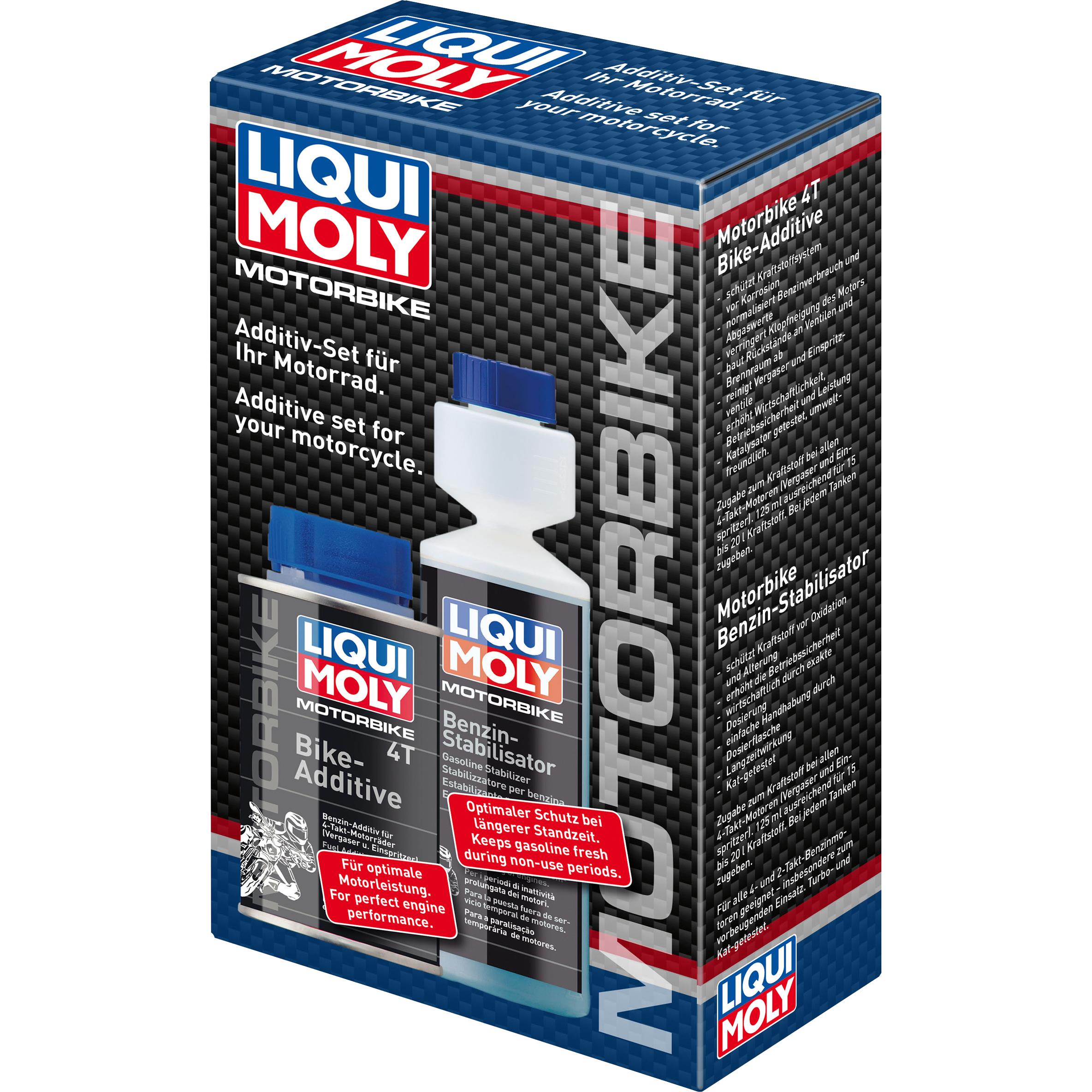Liqui Moly-Motorbike Additiv 4T 125ml+Benzin-Stabilisator 250ml-0007751226000391