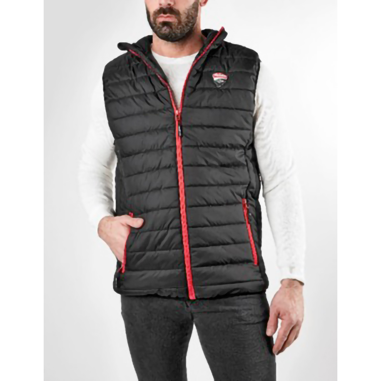 Ducati-Steppweste schwarz/rot L/XL-0001595999033090