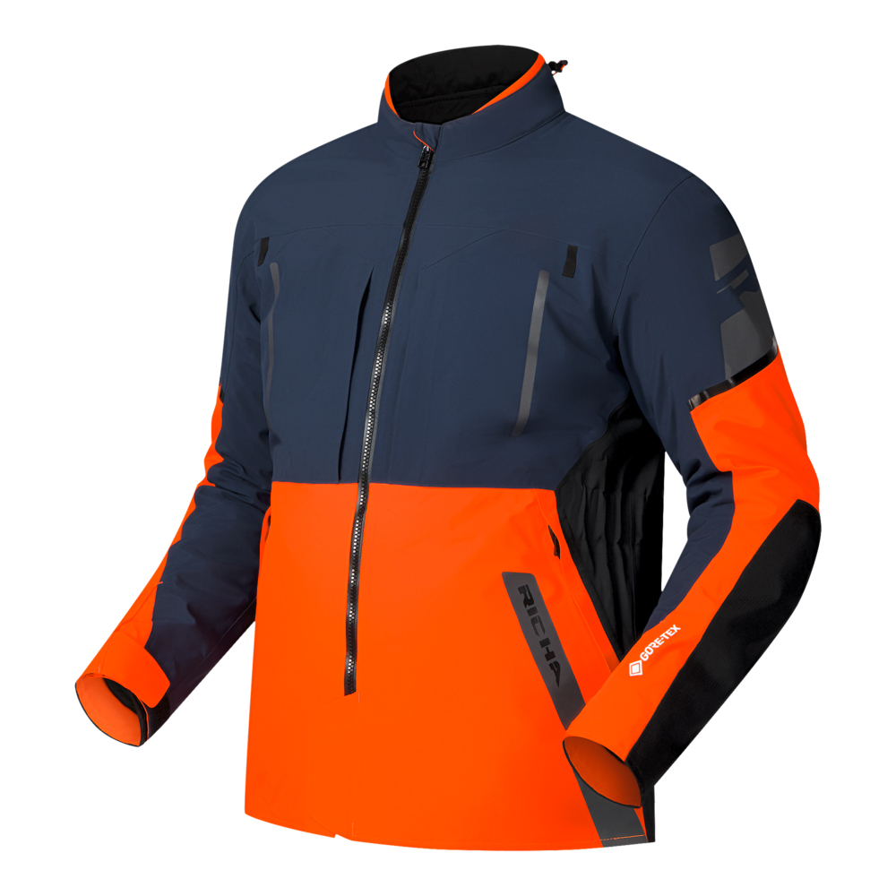 Richa-Orion GTX Textiljacke blau/orange XXL-0000880999146012