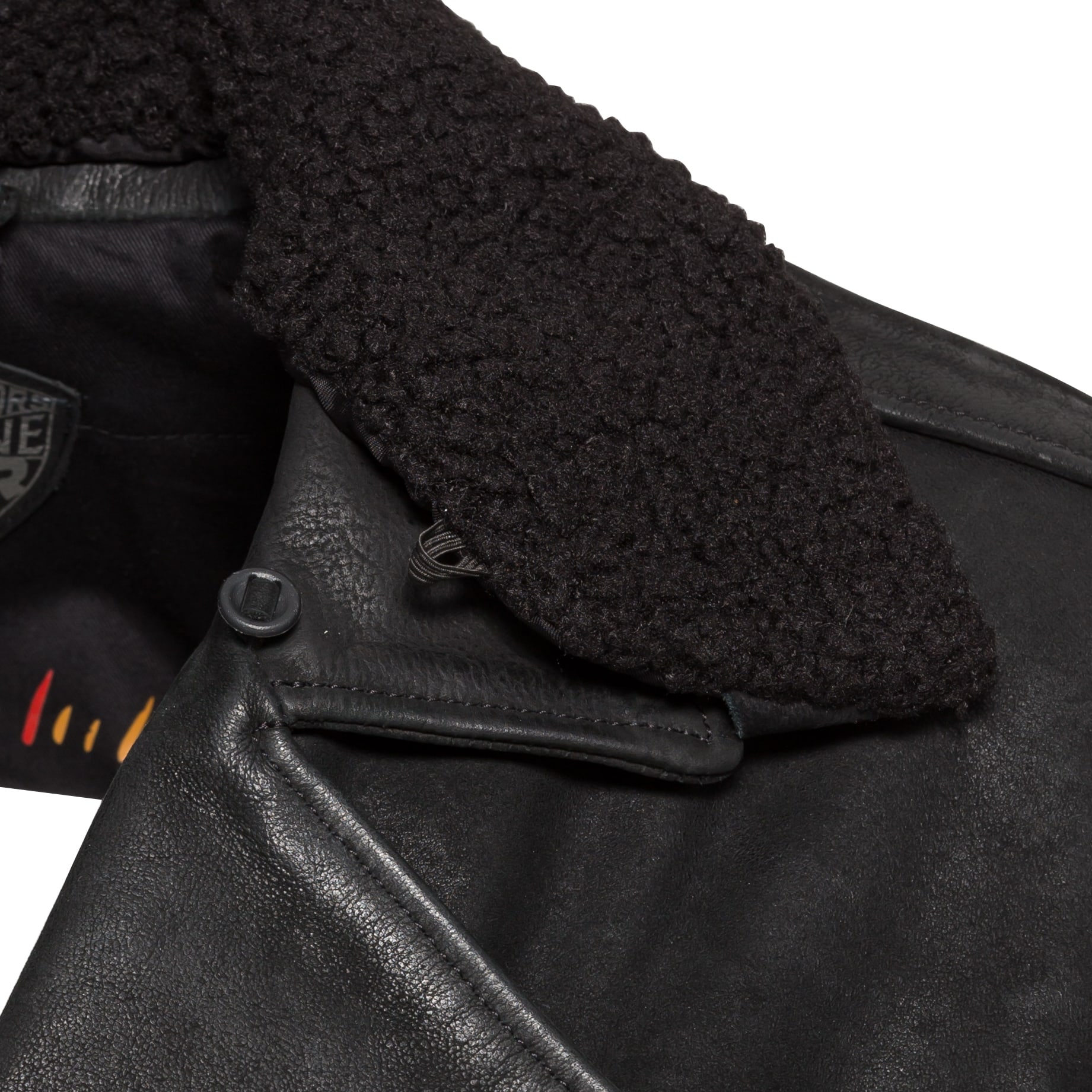 Spirit Motors-Smoky Liam Lederjacke schwarz L-1000151999001010