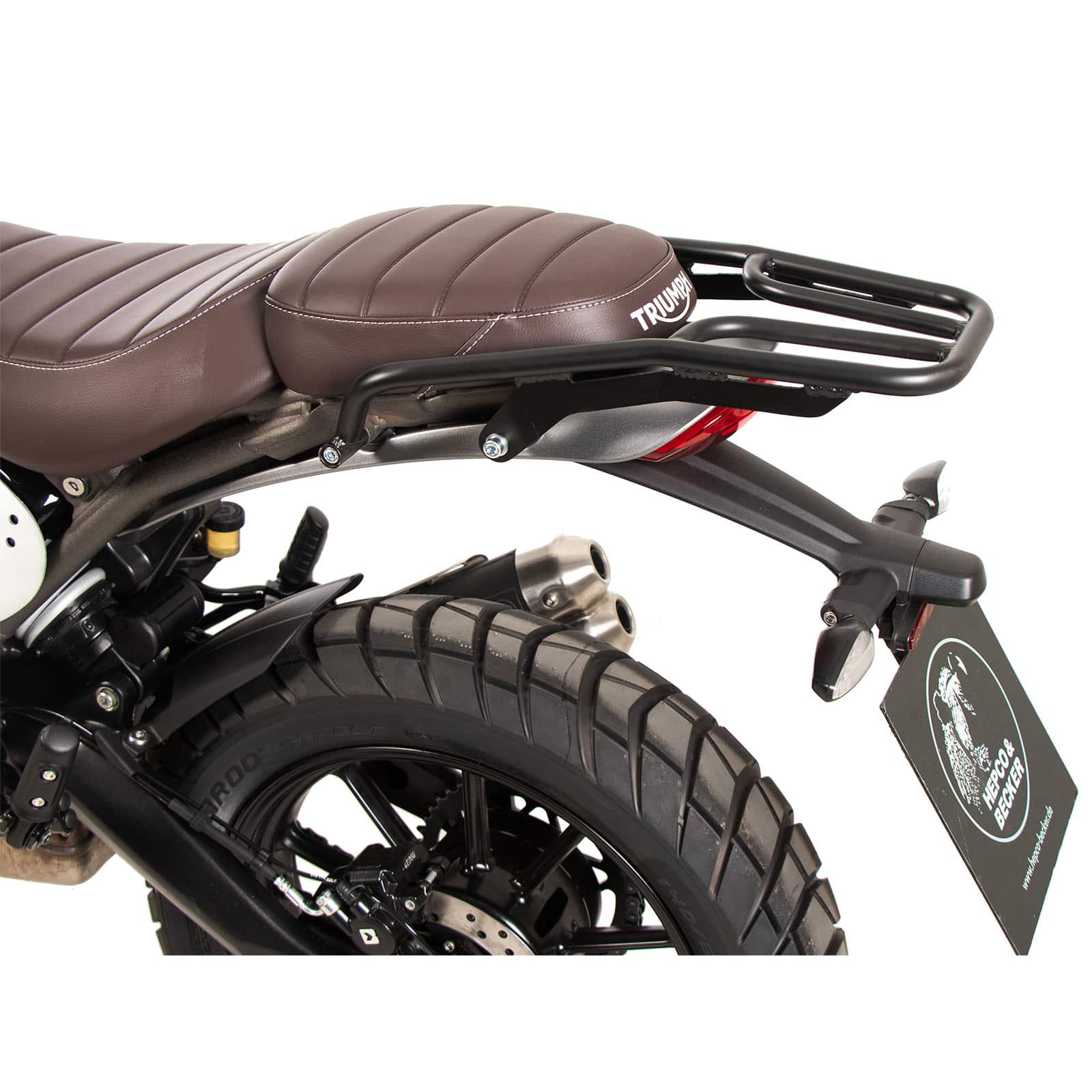 Hepco & Becker Gepäckbrücke Rohr schwarz für Triumph Scrambler 400 X - Motorradzubehör - Motorradgepäck
