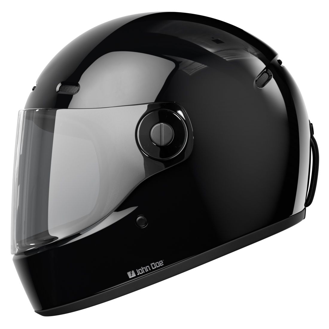 John Doe-JD/ONE Helmet Glossy Black L-0001332999035010