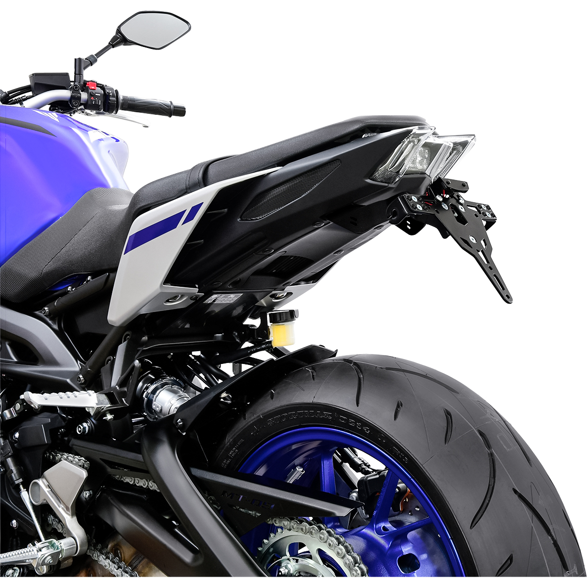 Zieger Kennzeichenhalter Pro für Yamaha MT-09 /SP 2017-2020 - Motorradteile & Ersatzteile - Anbauteile