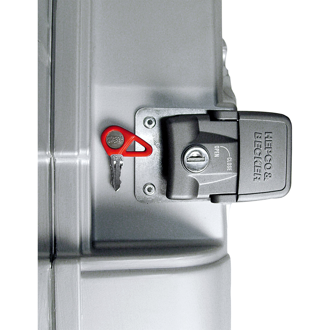Hepco & Becker-Ersatzteil Krallschloss Koffer an Träger silber SN924-5611481195001427