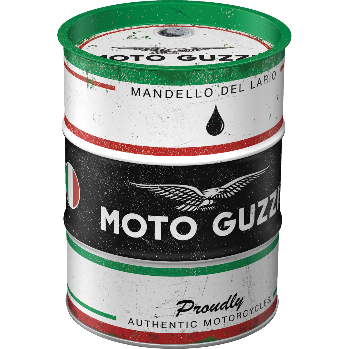 Nostalgic-Art-Spardose Ölfass "Moto Guzzi - Italian Motorcycle Oil"-5741001222010110