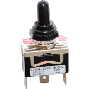 Paaschburg & Wunderlich-Einbauschalter An/Aus/An M12 mit Gummikappe-5552411023000110