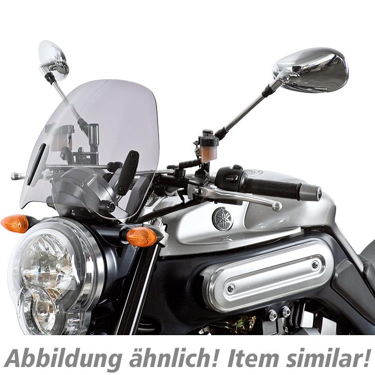 MRA pare-brise Road RO 295x380mm sans kit de montage noir