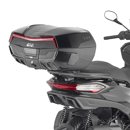 Givi-Monokey® Topcase Maxia 5 V58NNB 58 Liter schwarz/rot-5751761194000000