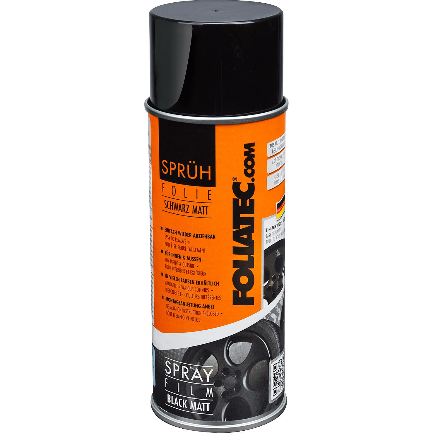FOLIATEC Sprüh Folie 400 ml mattschwarz - Motorradteile & Ersatzteile - Verkleidungen & Abdeckungen