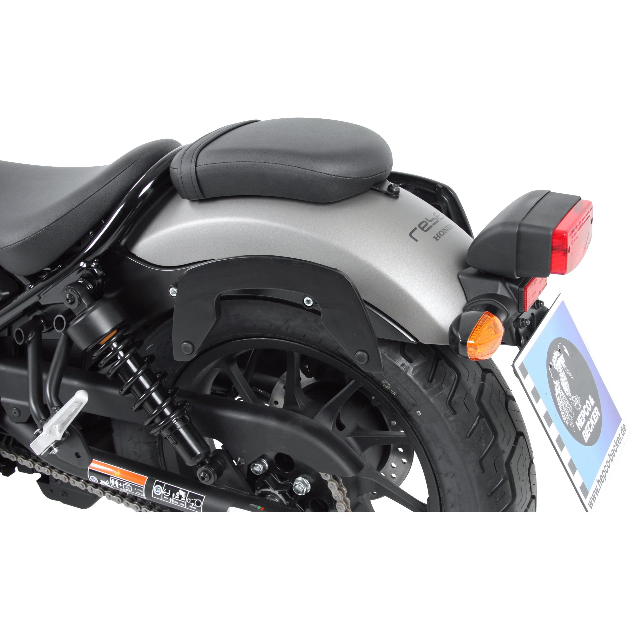 Hepco & Becker Seitentaschenhalter C-Bow schwarz für Honda CMX 500 Rebel - Motorradzubehör - Motorradgepäck