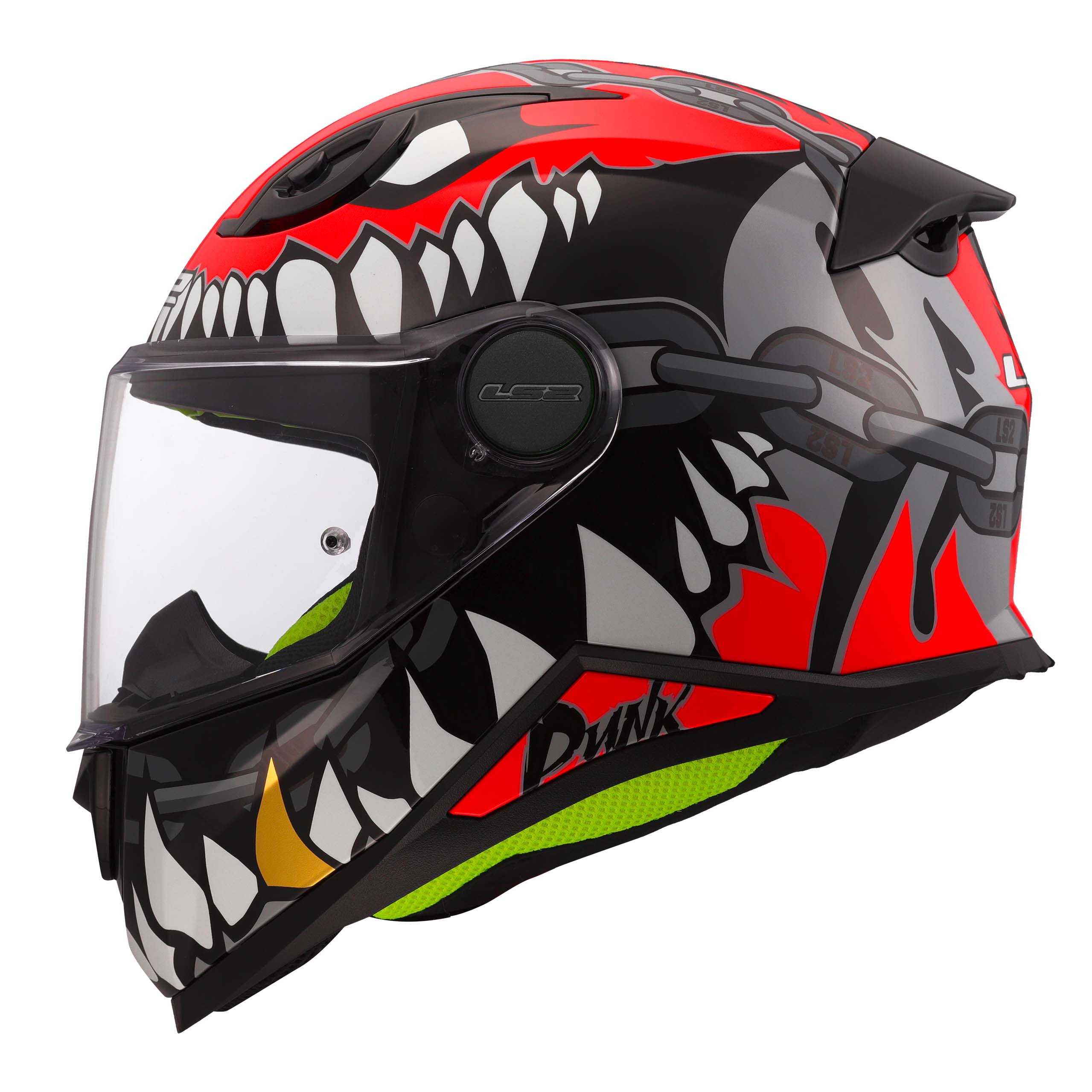 LS2 FF812 KID Punk rot M - Helme & Brillen - Motorradhelme