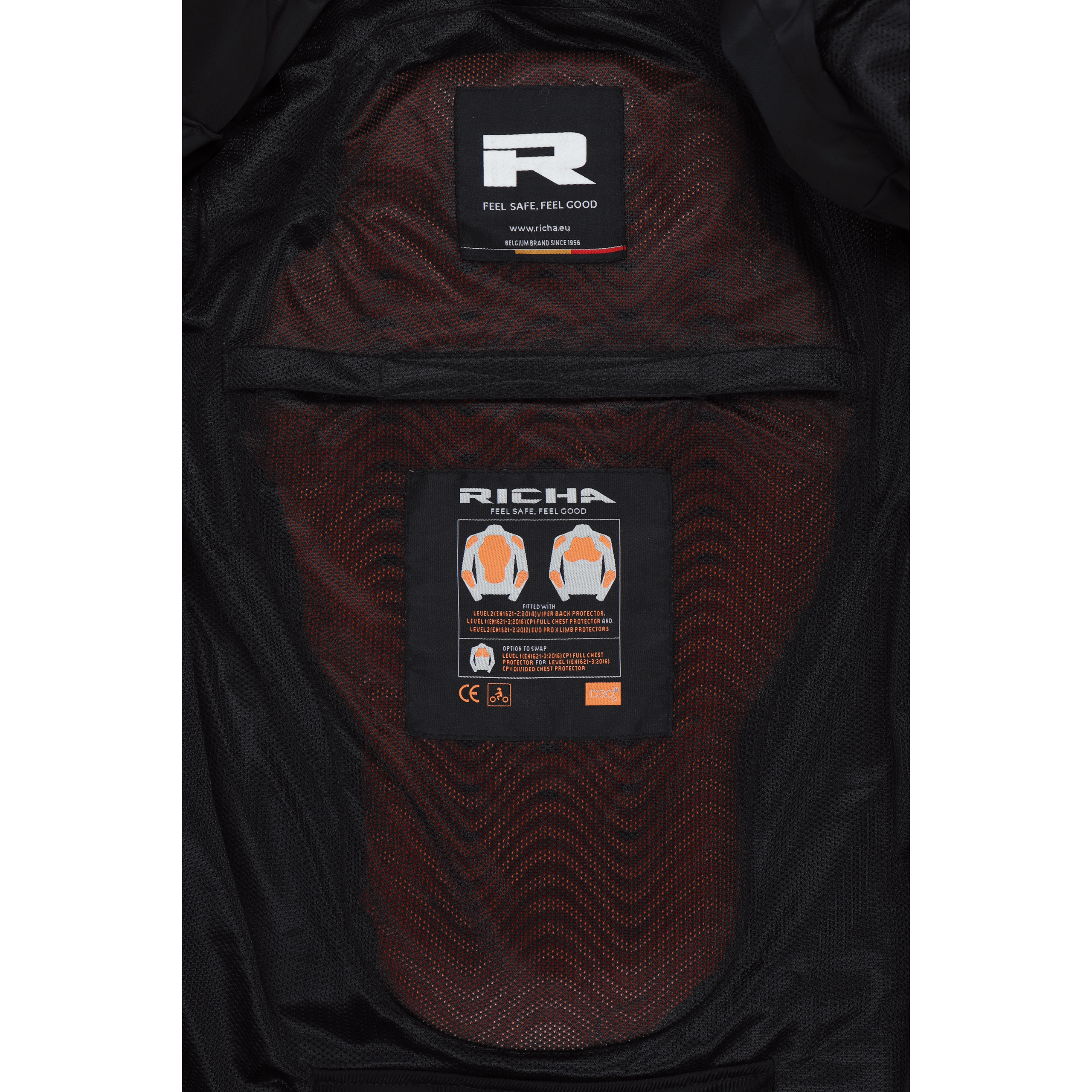 Richa-Bodyguard WP Textiljacke schwarz 3XL-2017531999001013