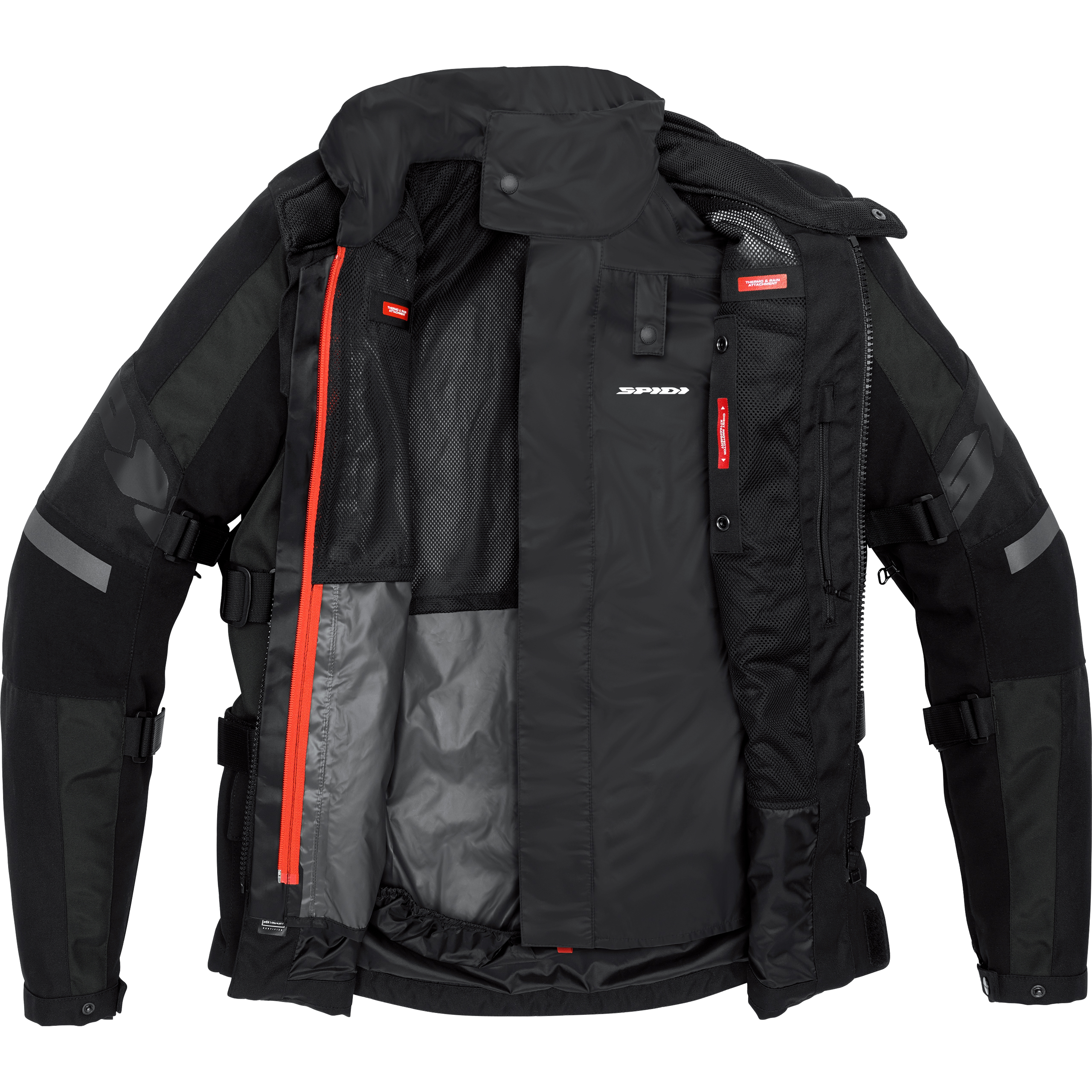 SPIDI-4 Season Evo H2Out Textiljacke schwarz L-2016361999001010