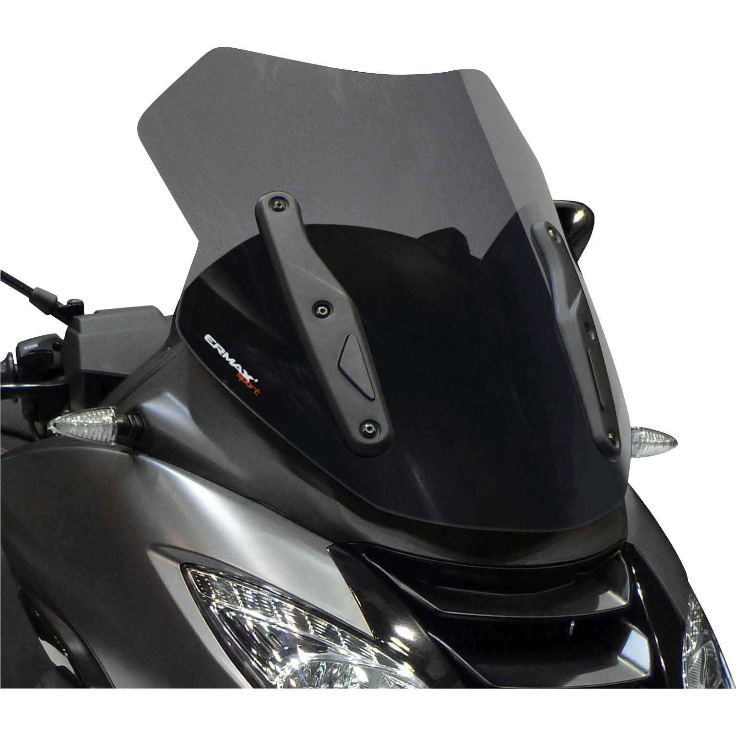 Ermax Scheibe Sport schwarz für Peugeot Metropolis 400 2021- - Motorradteile & Ersatzteile - Verkleidungen & Abdeckungen