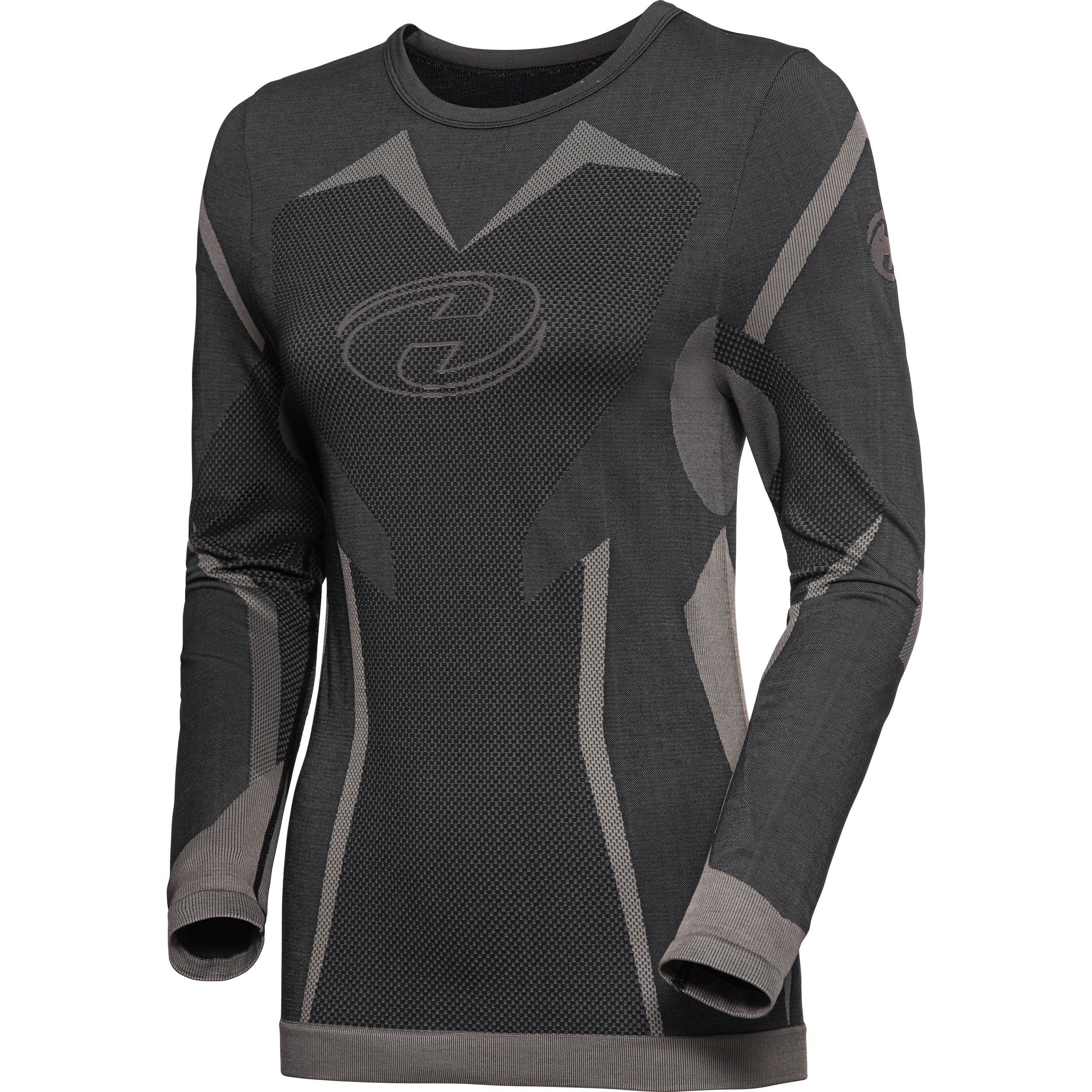 Held Funktionsshirt langarm SMU schwarz/grau S - Motorradbekleidung - Wetterschutzkleidung