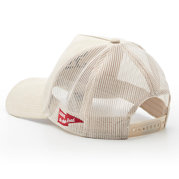 Fuel-Cap Logo Suede hellbeige-0001957999154