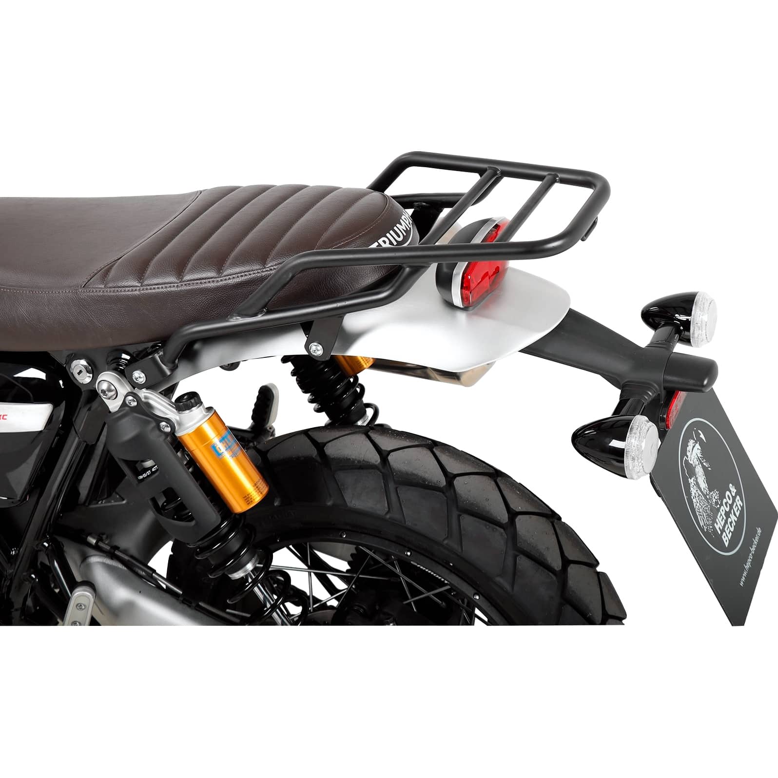 Hepco & Becker Rohrgepäckbrücke schwarz für Triumph Scrambler 1200 XE - Motorradzubehör - Motorradgepäck