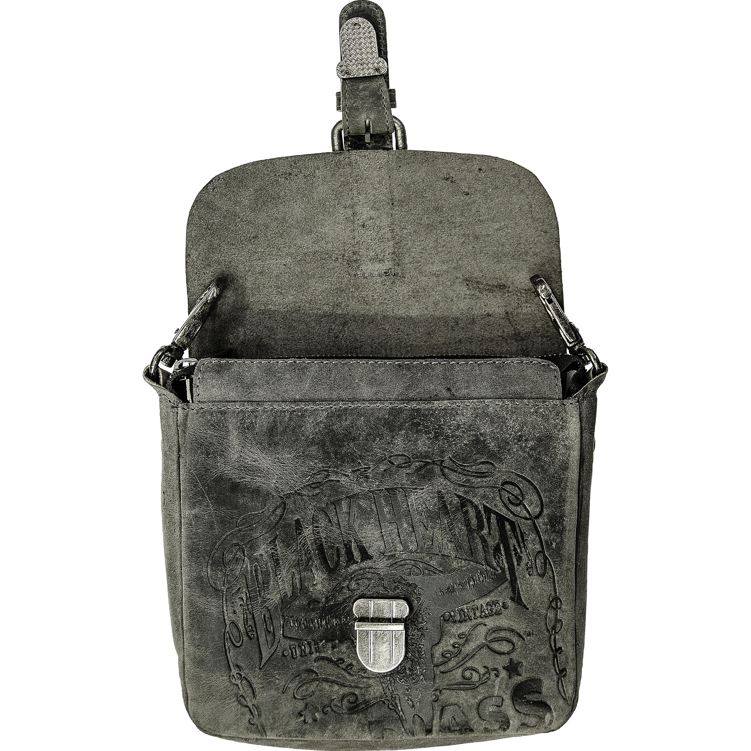 Jack's Inn 54-Leder Gürtel-/Umhängetasche "Black Thunder"-5726971207999180