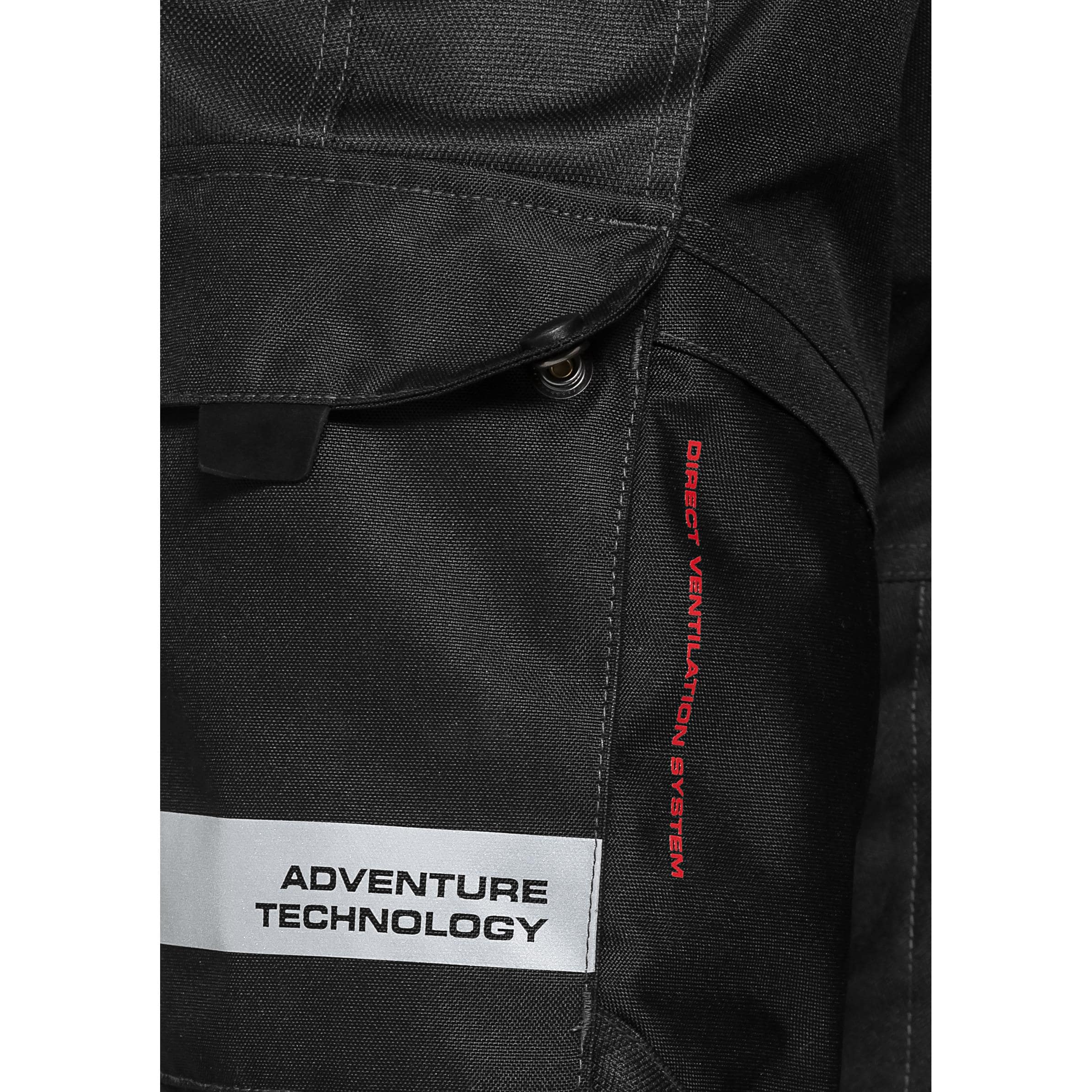 FLM-Sommerreise Textilhose modular 1.0 schwarz-2108721999001