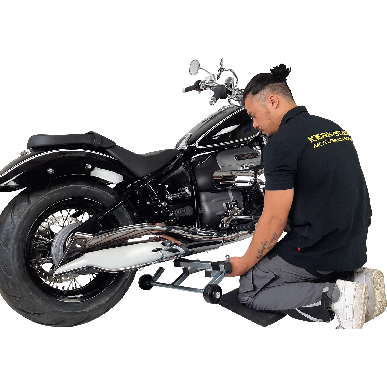 Kern-Stabi-Heck-Montageständer X518E für BMW R 18 /Classic-5741791148000530