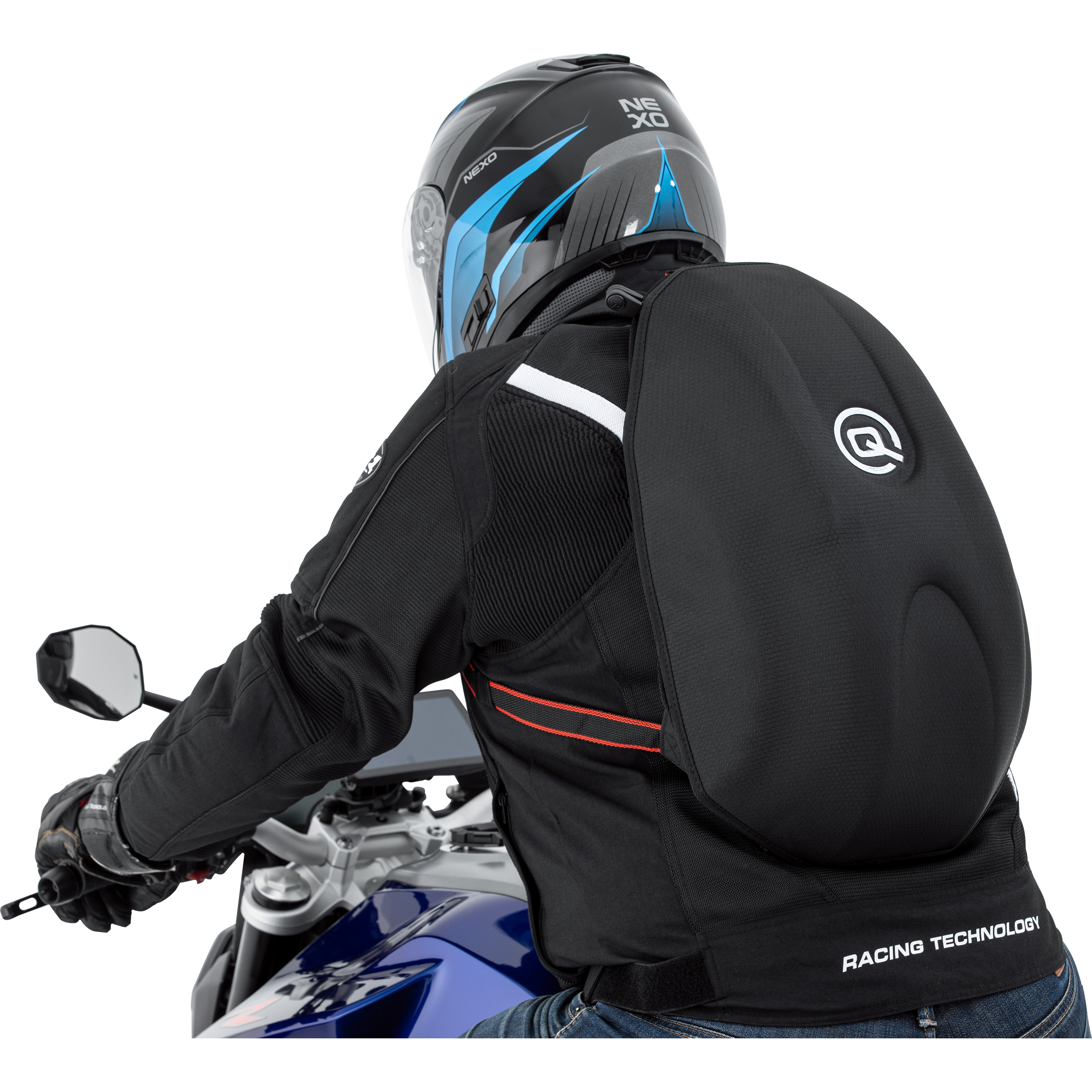 QBag-Rucksack Hartschale 24 Liter Stauraum schwarz-5729991190016004