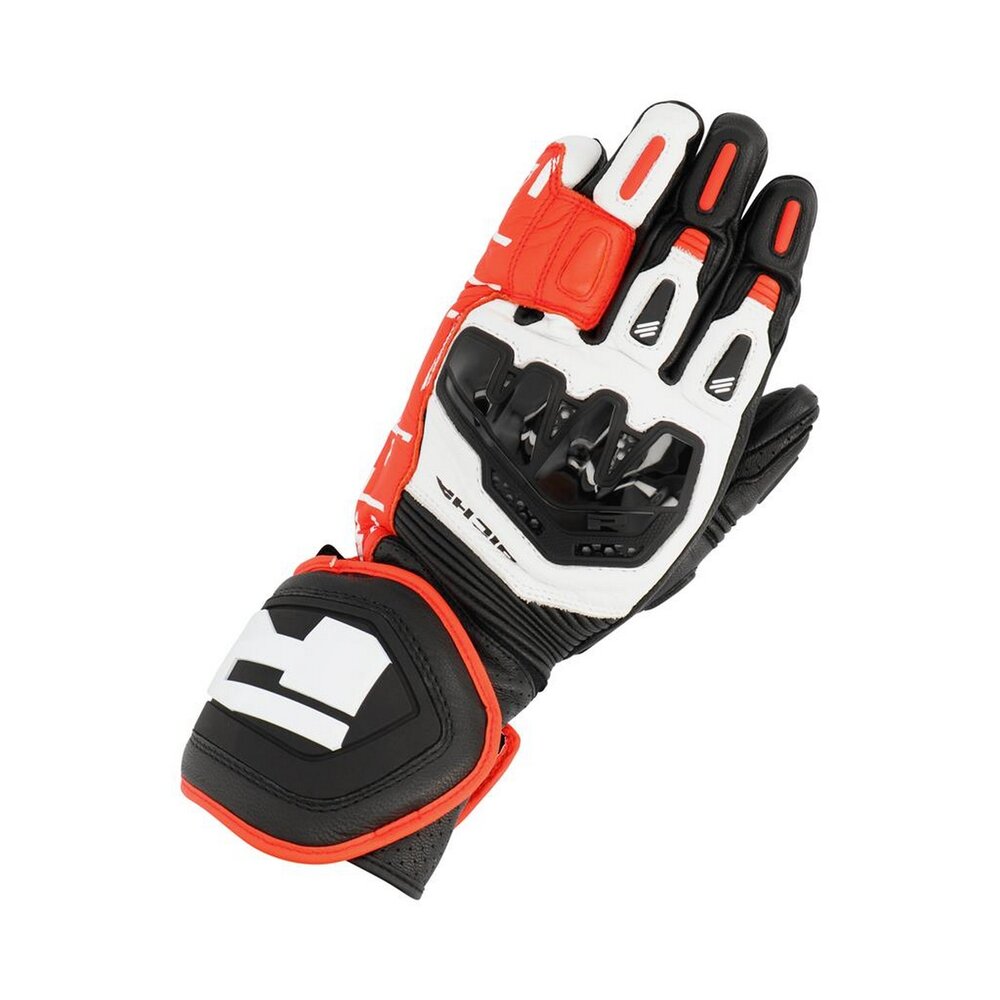 Richa-Stradale Lederhandschuh rot/weiß XL-0001834006057011