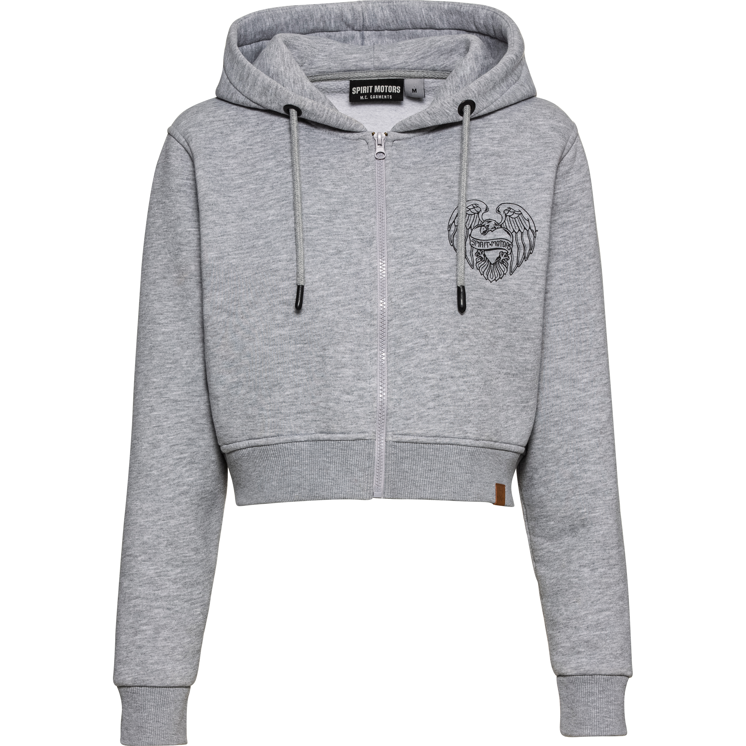 Spirit Motors Speeding Up Jessie Damen Sweatjacke grau melange XXL - Motorradbekleidung - Motorradbekleidung Damen
