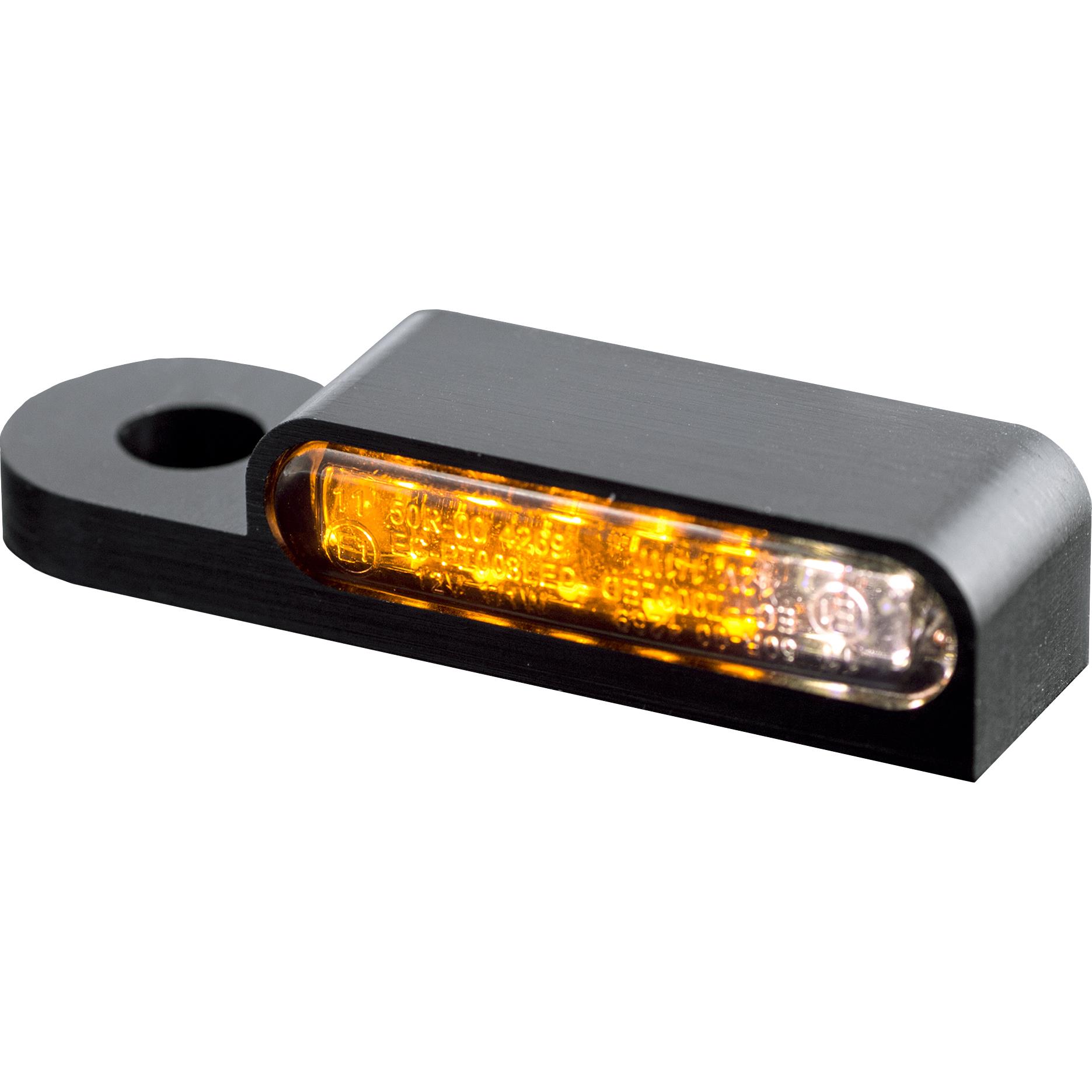 HeinzBikes LED Alu Blinker/Positionspaar für Softail 1996-2014 schwarz - Motorradteile & Ersatzteile - Beleuchtung