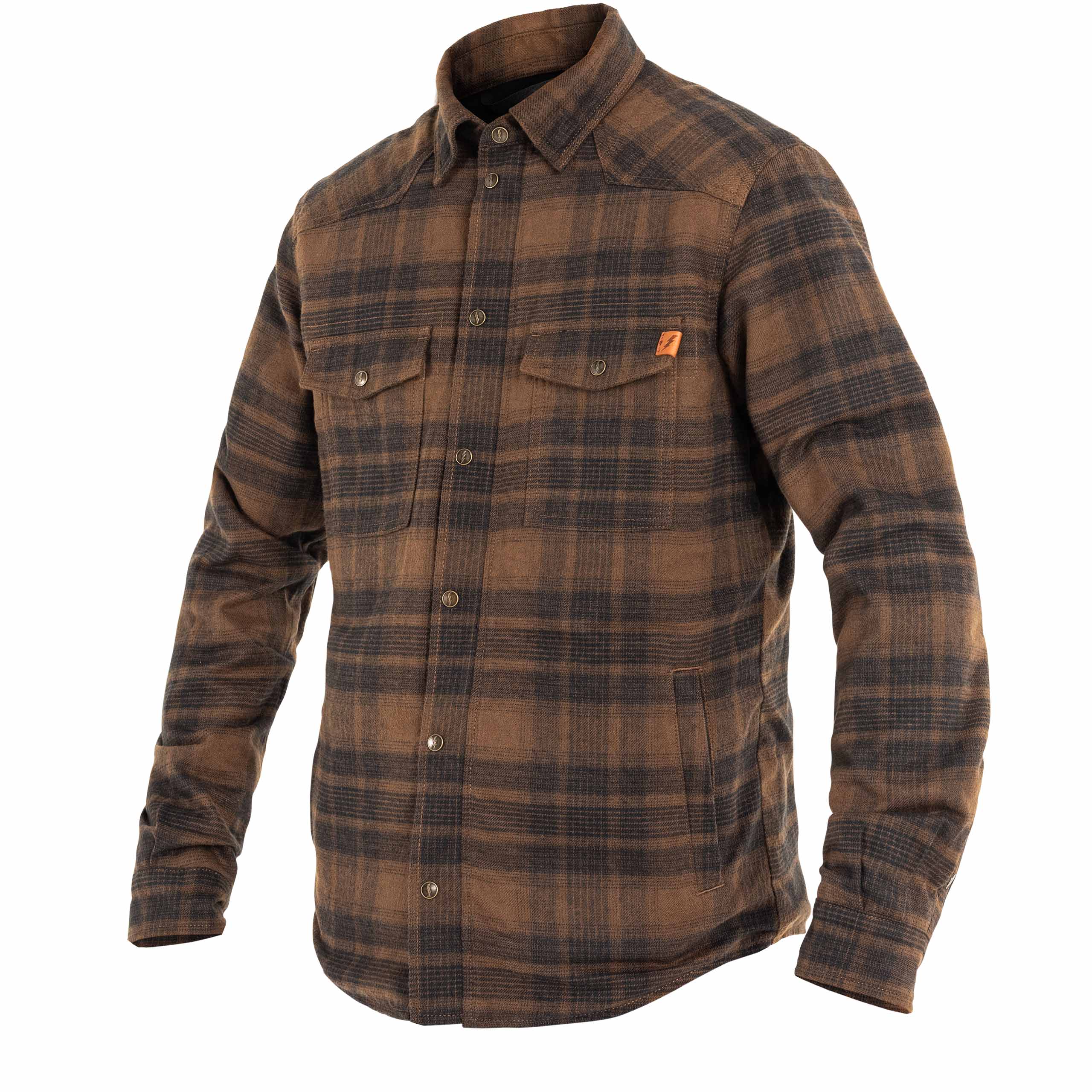 John Doe-Woody Motoshirt braun L-0001076005006010