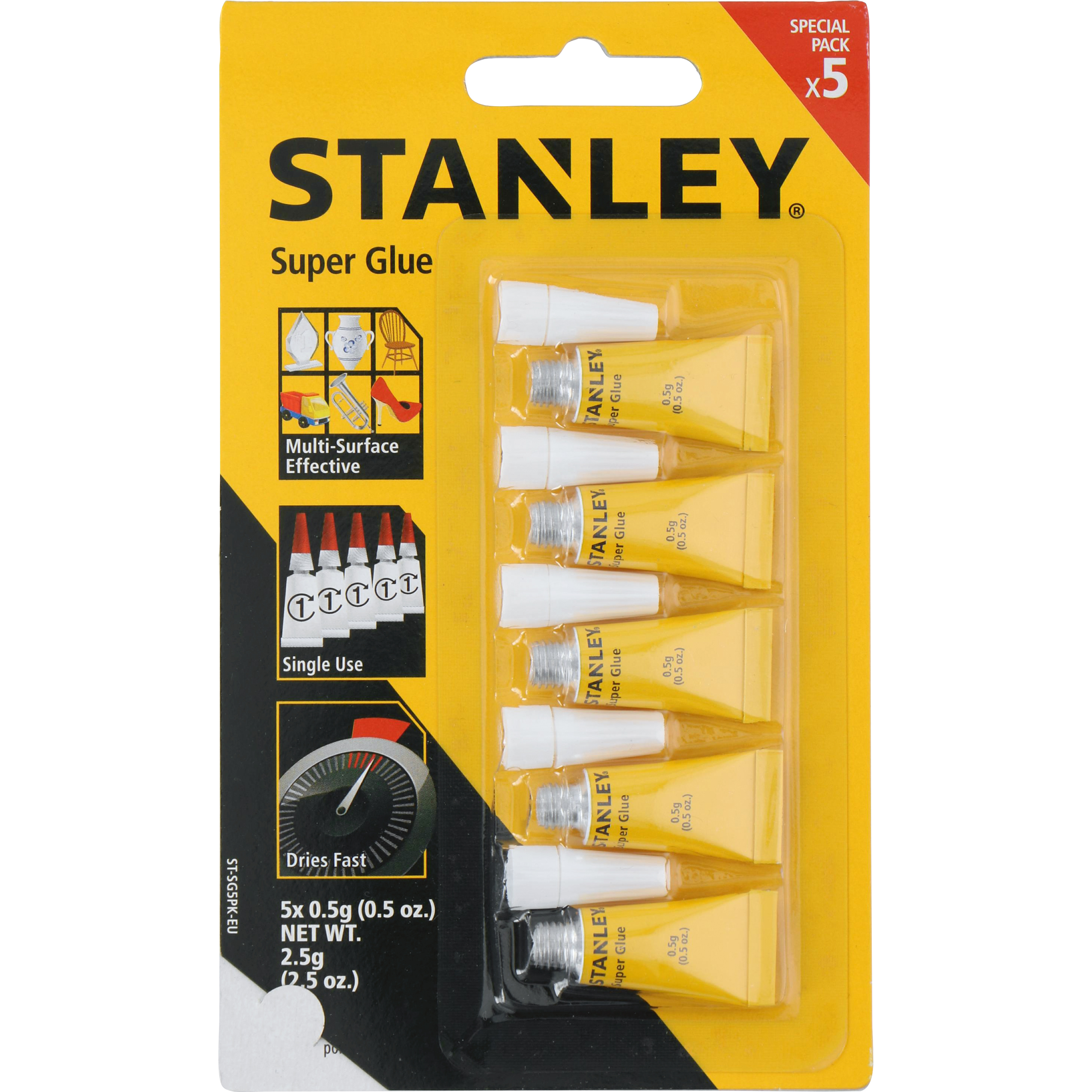 Stanley-Sekundenkleber 5 x 0,5g-5744351226000062