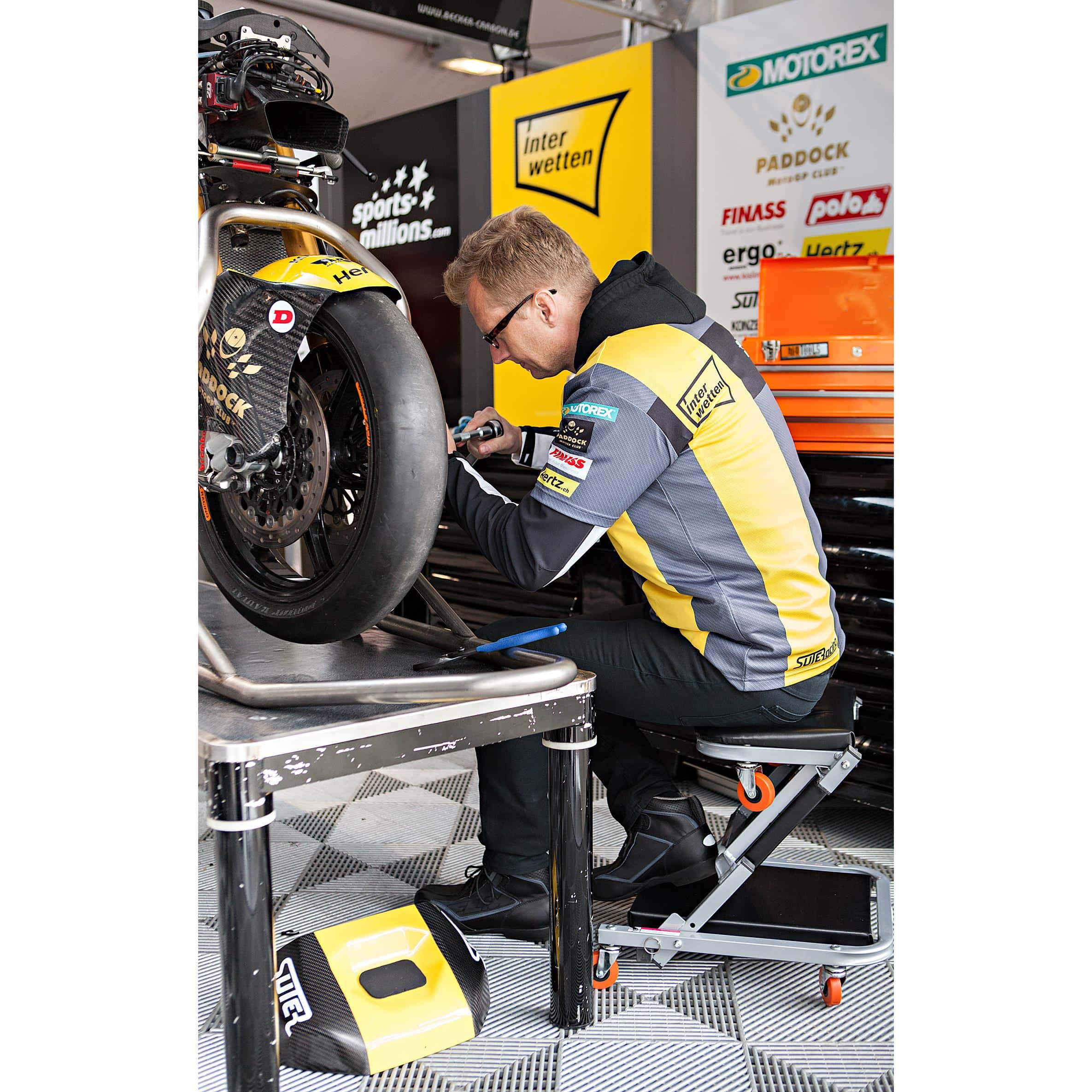 Hi-Q Tools-Schrauberstuhl/Liege fahrbar bis 110Kg-0035761160001341