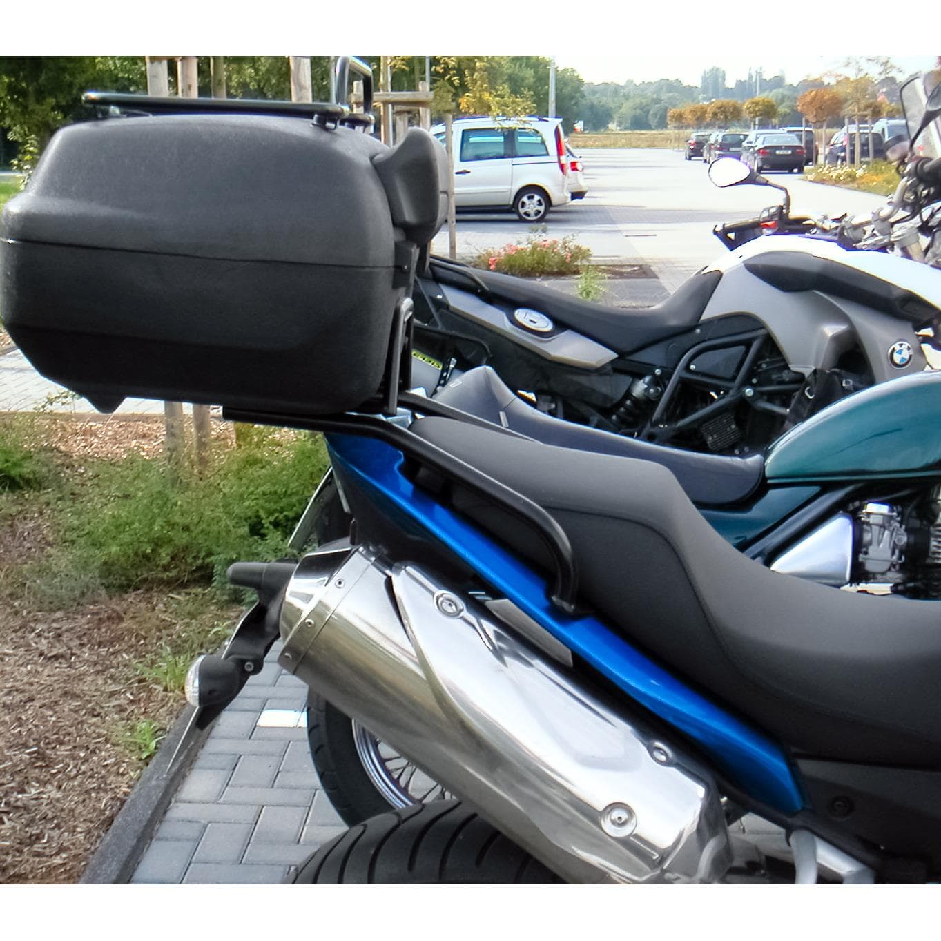 Hepco & Becker Alurack Gepäckbrücke schwarz für Triumph Tiger 1050 07-13 - Motorradzubehör - Motorradgepäck
