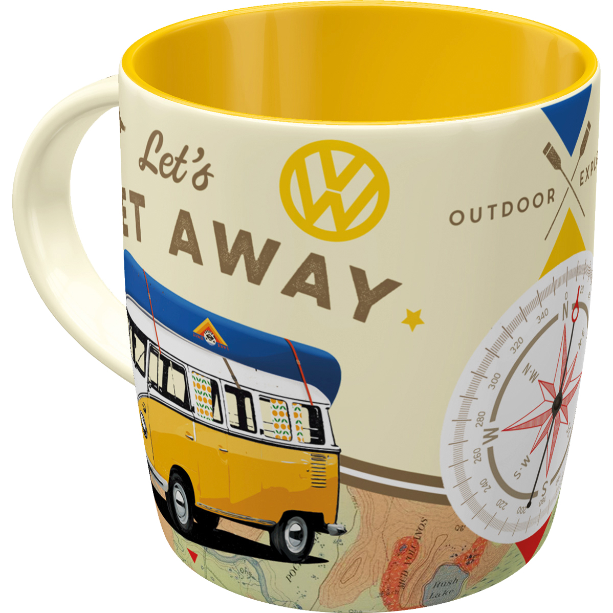 Nostalgic-Art-Tasse "Set VW Bulli - Let's Get Away" 330 ml-5741031207030100