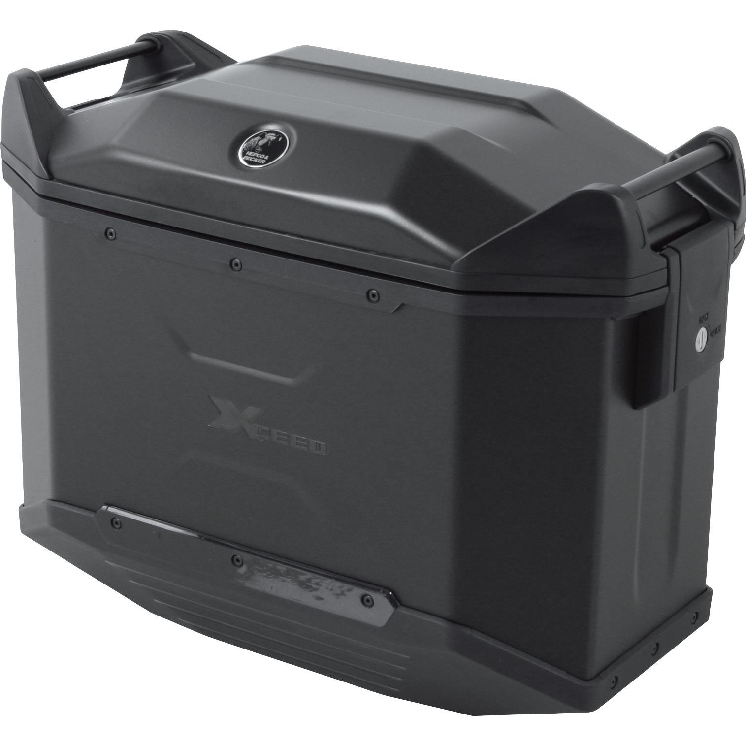 Hepco & Becker-Seitenkoffer Xceed Aluminium 38 Liter schwarz rechts-5728051201000331