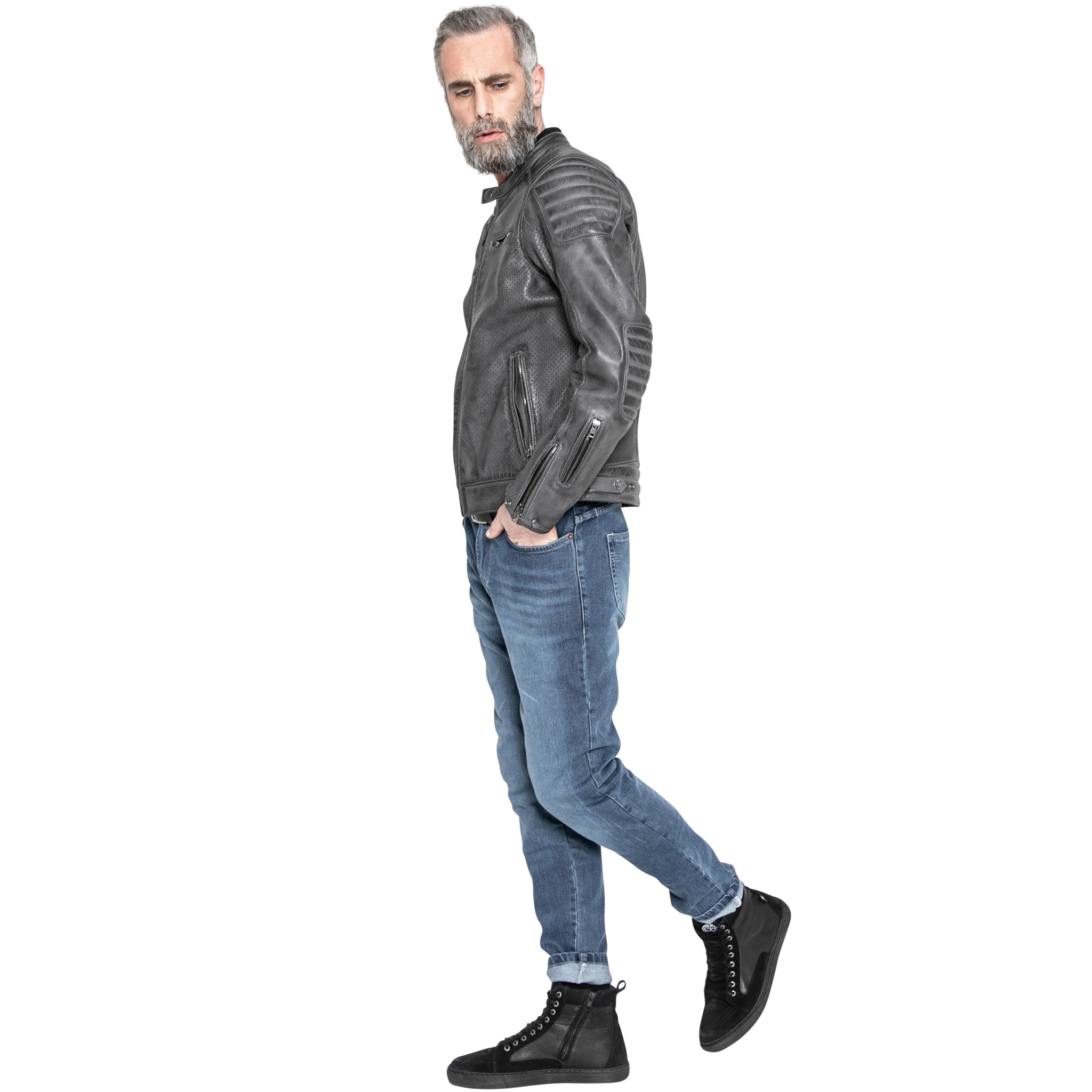 John Doe-Storm Lederjacke grau XXL-1000181999007012