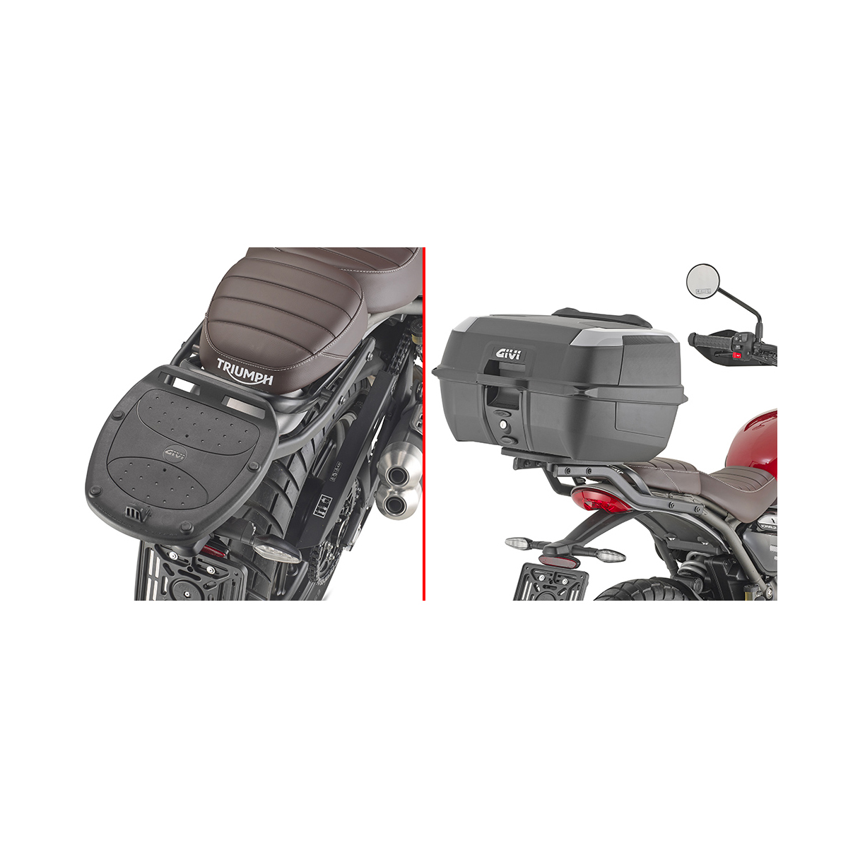 Givi Topcaseträger für Universalplatte SR6424 für Scrambler/Speed